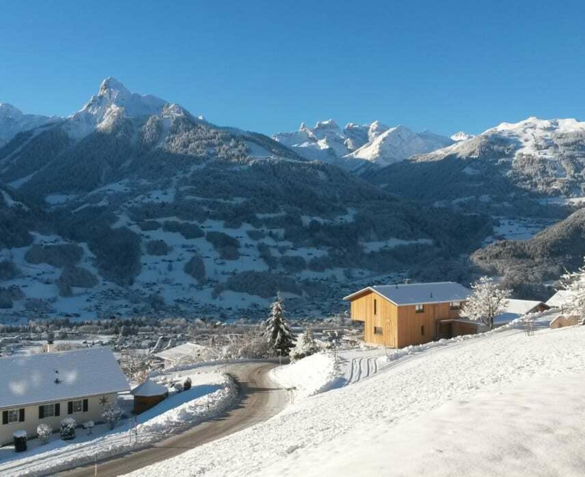 Winteraussicht vom Därflihof