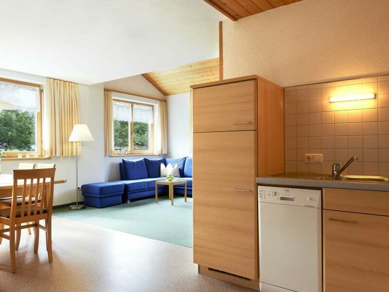 Küche und Wohnbereich Appartement Edelweiß