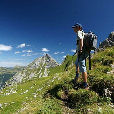 Von unserem Hof aus können Sie zu tollen Bergwanderungen starten.