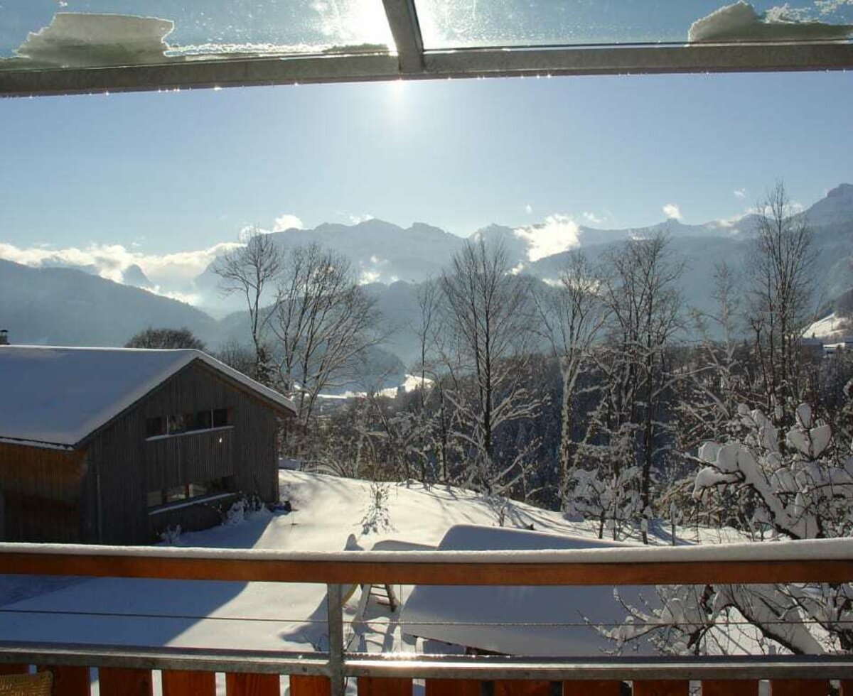 Winterstimmung vom Balkon