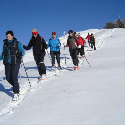 Schneeschuh-Wandern ein Genuss