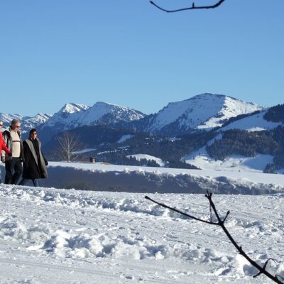 Winterwandern auf Sulzbergs Höh´n