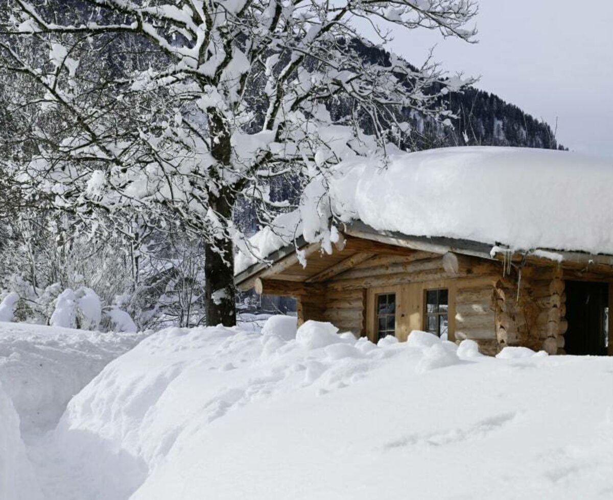 Haus Bergquell Gartenhäuschen. Winterurlaub in Au-Schoppernau. Urlaub im Bregenzerwald.