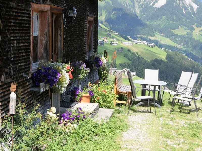 Gemütliche Sitzecke mit atemberaubendem Ausblick