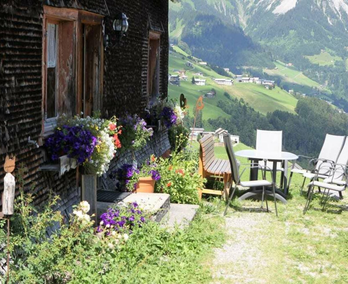 Gemütliche Sitzecke mit atemberaubendem Ausblick