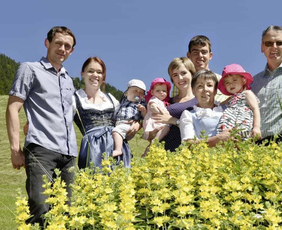 Familie Barbara Meyer im Brandnertal.