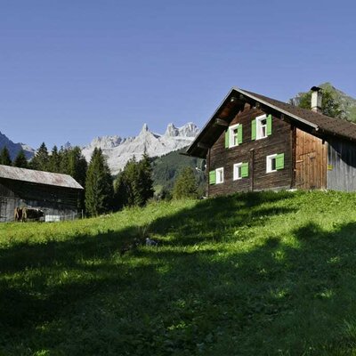 Almhütte zu vermieten, Gauertal, Montafon, Vorarlberg